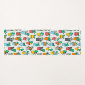 Katzen in den Blumentöpfen Yogamatte (Vorderseite (Horizontal))