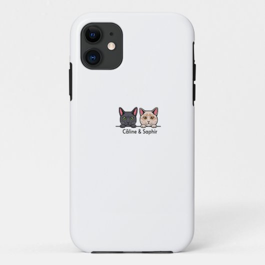 Katzen in der Familie Case-Mate iPhone Hülle (Rückseite)