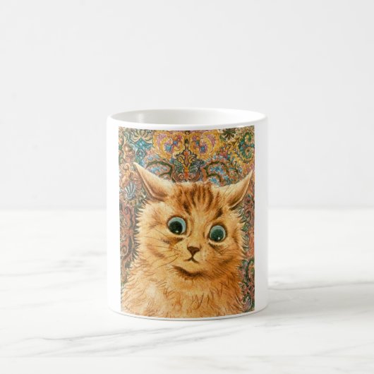 Katzen in der Kunst-Tasse, durch Louis Wain Kaffeetasse (Mittel)