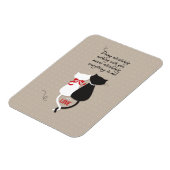 Katzen in der Liebe Magnet (Linke Seite)