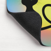 Katzen in der Liebe Mousepad (Ecke)