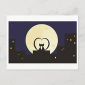 Katzen in der Liebe Postkarte (Vorderseite)