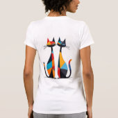 Katzen in der Liebe T-Shirt (Rückseite)
