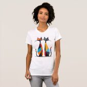Katzen in der Liebe T-Shirt (Vorne ganz)