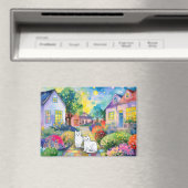 Katzen in der Nachbarschaft Magnet (In Situ (Geschirrspüler))