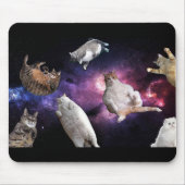 Katzen in der Raum-Mausunterlage Mousepad (Vorne)