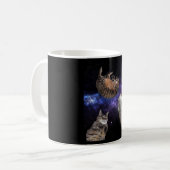 Katzen in der Raum-Tasse Kaffeetasse (Vorderseite Links)