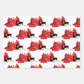 Katzen in der Weihnachtspost Geschenkpapier Set (Vorderseite 2)