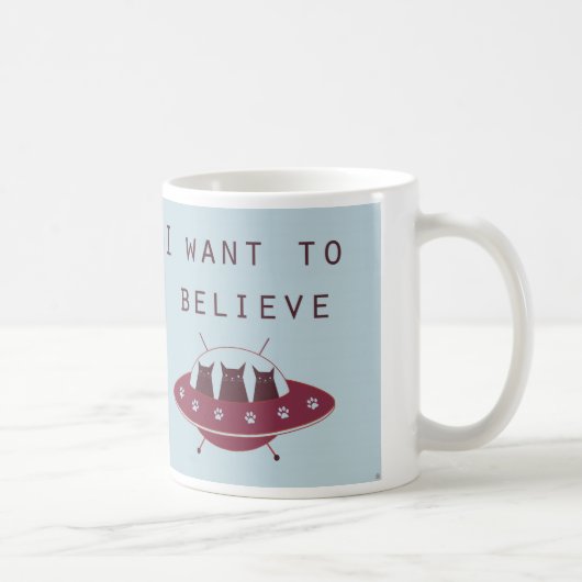 Katzen in einem UFO Kaffeetasse (Rechts)