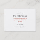 Katzen in einem Verpackungs-Kasten | haben wir Visitenkarte (Rückseite)