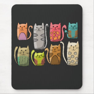 Katzen in Folge  Mousepad