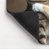 Katzen in freundlicher Umarmung Mousepad (Ecke)