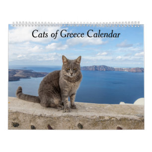 Katzen in Griechenland Kalender