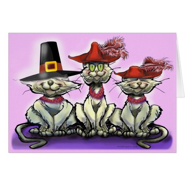 Katzen in Hasen (Vorderseite (Horizontal))