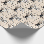 Katzen in Katzen Geschenkpapier (Ecke)