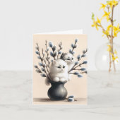 Katzen in Katzen Karte (Gelbe Blume)