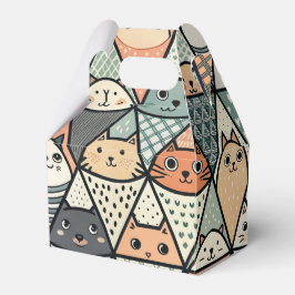 Katzen in Kegeln Geschenkschachtel