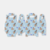 Katzen in Kiste und Milchfallen auf blau Geschenkschachtel (Ungefaltet)