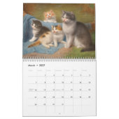Katzen in klassischer Kunst Kalender (Mär 2027)