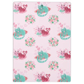 Katzen in Liebe Doppelseitige Niedliche Haustiere Klemmbrett (Rückseite)