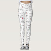 Katzen in Liebe Leggings (Vorderseite)