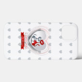 Katzen in Liebe mit dem Herzen Case-Mate iPhone Hülle (Rückseite (Horizontal))