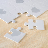 Katzen in Liebe mit dem Herzen Puzzle (Seite)