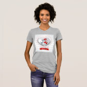 Katzen in Liebe mit dem Herzen T-Shirt (Vorne ganz)