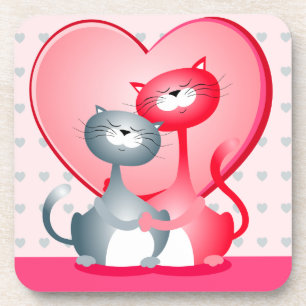 Katzen in Liebe, Untersetzer
