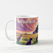 Katzen in Mont Saint-Michel Frankreich Kaffeetasse (Links)