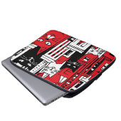 Katzen in New York Laptopschutzhülle (Vorne Knopf)
