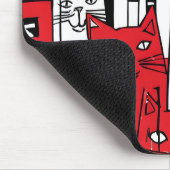 Katzen in New York Mousepad (Ecke)