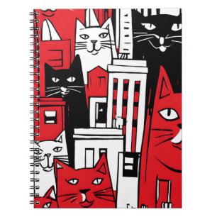 Katzen in New York Notizblock