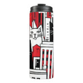 Katzen in New York Thermosbecher (Vorderseite)