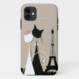 Katzen in Paris-iPhone-5-Gehäuse Case-Mate iPhone Hülle