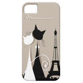Katzen in Paris-iPhone-5-Gehäuse Case-Mate iPhone Hülle
