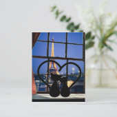 Katzen    in Paris Postkarte (Stehend Vorderseite)