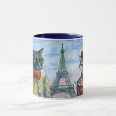 Katzen in Paris Tasse (Zentrum)