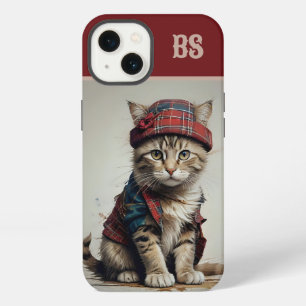 Katzen in schottischem Gewand – charmante Tartan-K iPhone 13 Hülle