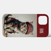 Katzen in Scottish Disguise - charmante Katzen Case-Mate iPhone Hülle (Rückseite (Horizontal))