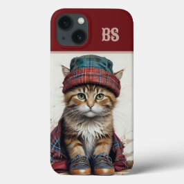 Katzen in Scottish Disguise - charmante Katzen Case-Mate iPhone Hülle