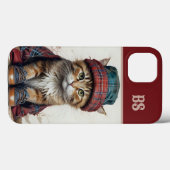 Katzen in Scottish Disguise - charmante Katzen Case-Mate iPhone Hülle (Rückseite (Horizontal))