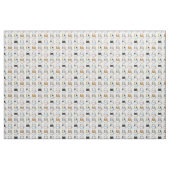 Katzen in Teacups Stoff (Fat Quarter (45,7 x 55,9 cm))
