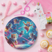 Katzen in Tellern aus Raumapier! Pappteller (Party)