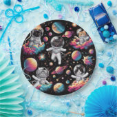 Katzen in Tellern aus Raumapier! Pappteller (Party)