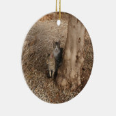 KATZEN IN WOODLAND KERAMIK ORNAMENT (Rechts)