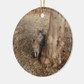 KATZEN IN WOODLAND KERAMIK ORNAMENT (Links)