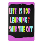 KATZEN IN WOODLAND MINI KLEMMBRETT (Rückseite)