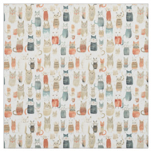 Katzen in Wunderland: Whimsy Cat Stoff