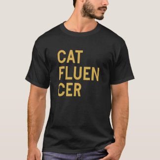 Katzen-Influencer Social Media Haustier   Tier T-Shirt